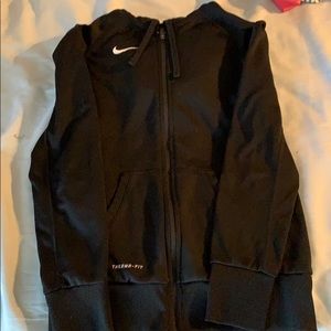 Nike therma-fit zipped sweatshirt with hood